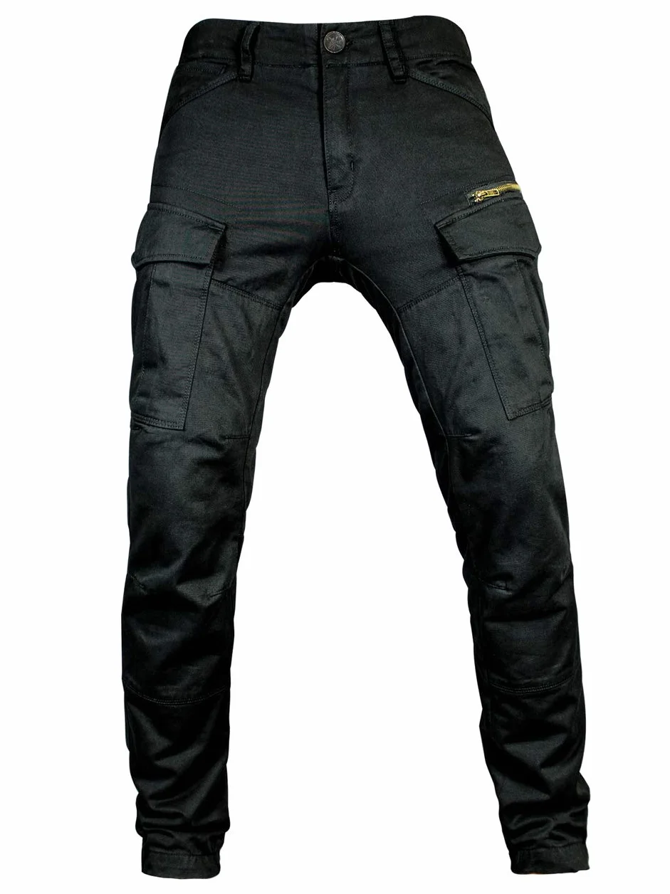 John Doe Stroker Cargo XTM | Motorradhose | XTM | Atmungsaktiv | Motorrad Cargo Hose | Hose mit Seitentaschen | Protektoren sind enthalten