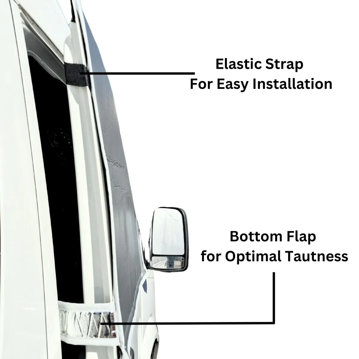 Marvix Externe Thermomatte Wohnmobil Silber Abdeckung Luxus Frontscheiben-Isolierung Verdunkelungsblende für VW Crafter/Grand California & Man TGE ab 2018