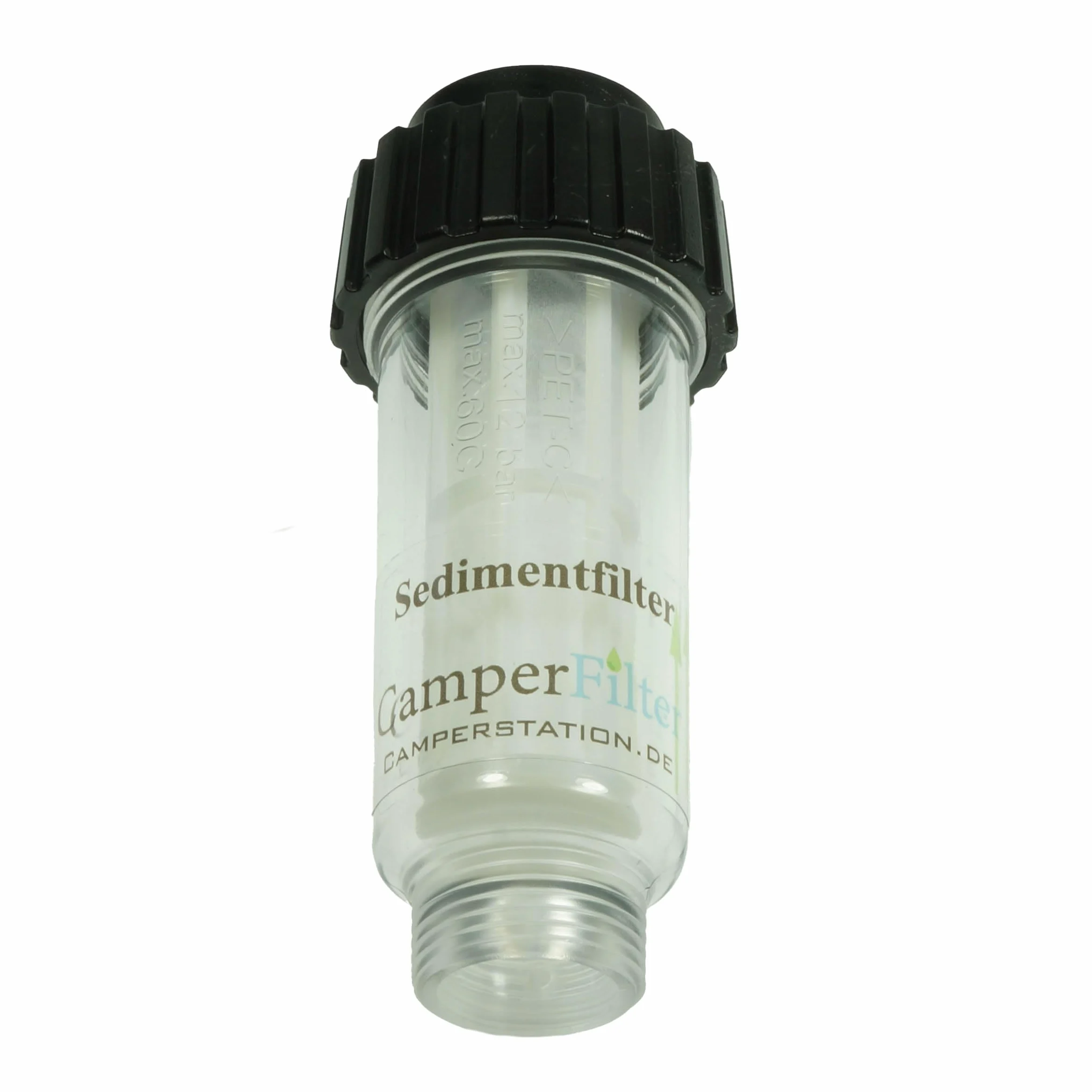 Wasserfilter mit Aktivkohlefilter- und Sedimentfilter für Wohnmobil, Wohnwagen, Camping, Boot