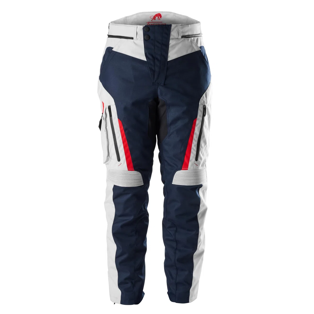 Furygan - CE-zugelassene Motorradhose - Wasserdicht mit D3O-Protektoren - Abnehmbares Thermofutter - Belüftet - Verbindungsreißverschluss