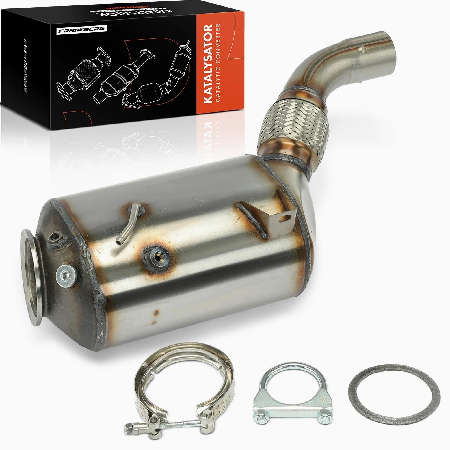 Frankberg DPF Dieselpartikelfilter Diesel Kompatibel mit E90 E91 E92 E93 325d 330d E60 E61 525d 530d X3 E83 Replace# 18307806413